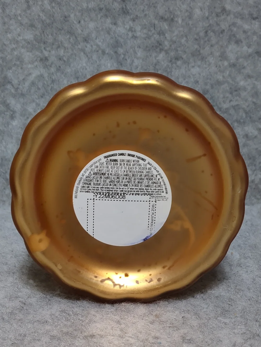 Anthropologie Capri Blue Pumpkin Clove Jar Candle 19 oz